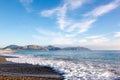 West Turkish coast at Sarigerme village in sunny day Royalty Free Stock Photo