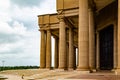 The many columns of the West view of the Basilica of Our Lady of Peace Yamoussoukro Ivory Coast Royalty Free Stock Photo