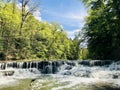 One of the many waterfalls found in rustic West Virginia - WV - USA Royalty Free Stock Photo