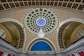 West Virginia State Capitol inner dome and chandelier Royalty Free Stock Photo