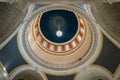 West Virginia State Capitol inner dome Royalty Free Stock Photo