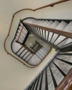 West Virginia State Capitol staircase Royalty Free Stock Photo