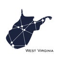 West Virginia state map