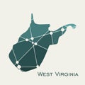 West Virginia state map