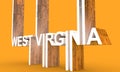 West Virginia state name.