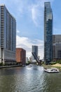 West Wacker Drive Skyline in Chicago