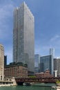 West Wacker Drive Skyline in Chicago