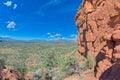 West Wall of Cockscomb Butte Summit Royalty Free Stock Photo