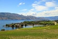 Westbank West Kelowna Okanagan Lake Vineyard Royalty Free Stock Photo