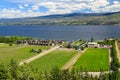 Westbank West Kelowna Okanagan Lake Vineyard Royalty Free Stock Photo