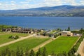 Westbank West Kelowna Okanagan Lake Vineyard Royalty Free Stock Photo