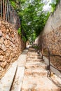 The Westcliff stairs in Johannesburg Royalty Free Stock Photo