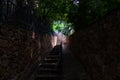 The Westcliff stairs in Johannesburg Royalty Free Stock Photo