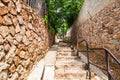 The Westcliff stairs in Johannesburg Royalty Free Stock Photo