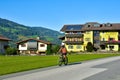 Westendorf village in the alps mountains, Tirol