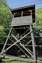 Westerbork Transit Camp Grounds: Guard Tower Royalty Free Stock Photo