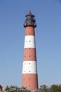 Westerhever (Germany) - Light house Royalty Free Stock Photo