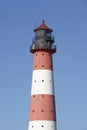 Westerhever (Germany) - Top of the light house Royalty Free Stock Photo