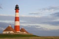 Westerhever lighthouse Royalty Free Stock Photo