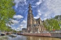 Westerkerk in Amsterdam Royalty Free Stock Photo