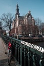 Westerkerk church in Amsterdam Royalty Free Stock Photo