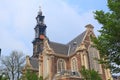 Westerkerk church in Amsterdam, Netherlands Royalty Free Stock Photo