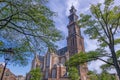 Westerkerk church in Amsterdam, Netherlands Royalty Free Stock Photo