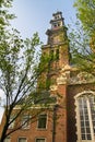 Westerkerk church Tower in Amsterdam Royalty Free Stock Photo