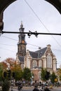 The Westerkerk, a Reformed church within Dutch Protestant Calvinism in Amsterdam, Netherlands