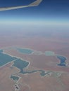 Western Australia Salt Pans Royalty Free Stock Photo