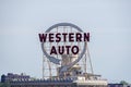 Western Auto sign