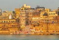 On the western bank of river ganges stands the religious town Varanasi or Kashi or Benaras.