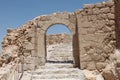 Western Byzantine Gate, Masada ,Israel Royalty Free Stock Photo