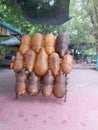 Sheepskin boat in western China