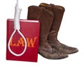 Western Cowboy Law, Justice, Hangman Noose, Rope Royalty Free Stock Photo