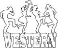 Western dancing and music