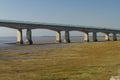 Western end of the Second Severn Crossing, bridge over Bristol C Royalty Free Stock Photo