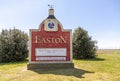 The western entrance of the historic picturesque small town of Easton, MD