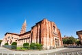 Saint-Sernin basilica western entrance, Toulouse Royalty Free Stock Photo