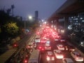 Evening Traffic in Mumbai Royalty Free Stock Photo