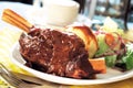 WESTERN FOOD lamb shank Royalty Free Stock Photo