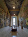 The Western Gallery The Storstein room Inside Oslo Town hall, Oslo, Norway Royalty Free Stock Photo