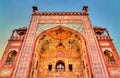 Western Gate of Sikandra Fort in Agra - Uttar Pradesh, India Royalty Free Stock Photo