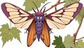 Western Grapeleaf Skeletonizer Moth grape vines habitat