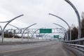 Western High-Speed Diameter tollway. The route to Scandinavia