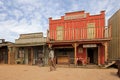 Western houses on the stage of the O.K. Corral gunfight in Tombstone, Arizona