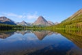 Western lake and Mountains in Early Morning Royalty Free Stock Photo