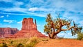 Western landscape in the Monument Valley, USA. Royalty Free Stock Photo