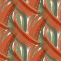 Western marbled mottle seamless raster pattern. Bohemian desert orange irregular cloth design for verstaile nature