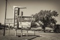 Western Motel on historic Route 66 in Oklahoma